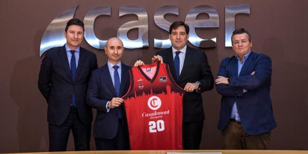 Caser y Basket Zaragoza renuevan el acuerdo de patrocinio